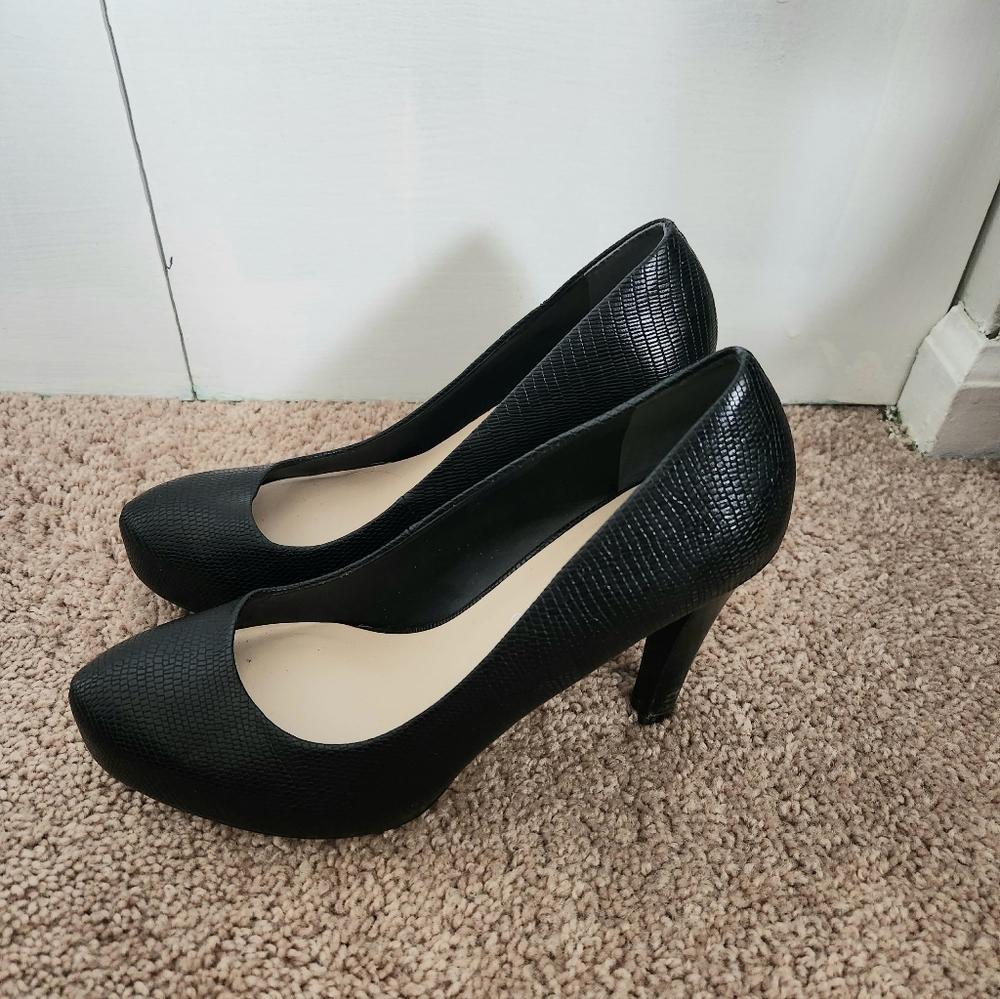 Franco Sarto Black Heels